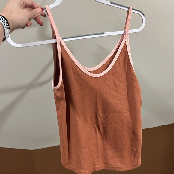 Tan Ribbed Tank Top - Picture 4 of 4